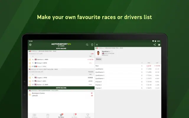 Motorsport24 android App screenshot 1